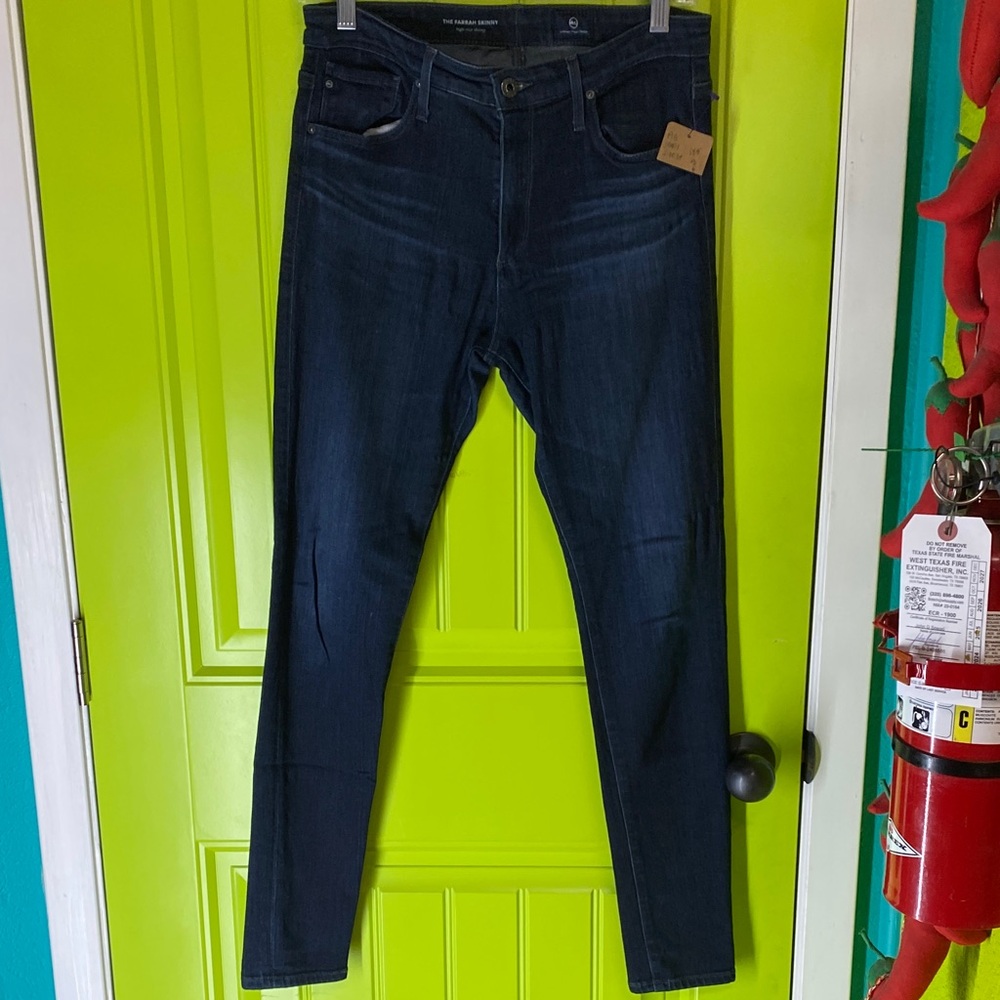 AG Adriano Goldschmied Women's Dark Blue Skinny Jeans